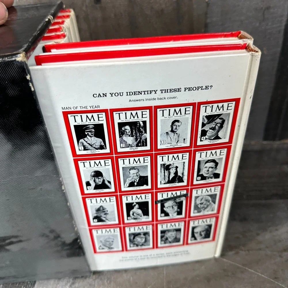 Time-Life Time Capsule WWII Book Set 1939-1945 Complete 7 Volumes w/ Slipcase